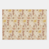 Herfstbladeren en pompoenoogst inpakpapier vel (Voorkant 2)