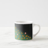 Herfstbladeren en rozen espresso kop (Rechts)