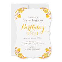 Herfstbladeren en takken Verjaardag