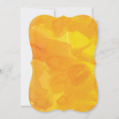 Herfstbladeren en takken Verjaardag Kaart (Achterkant)