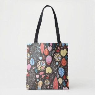 Herfstbladeren en vogels. tote bag
