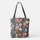 Herfstbladeren en vogels. tote bag (Achterkant)