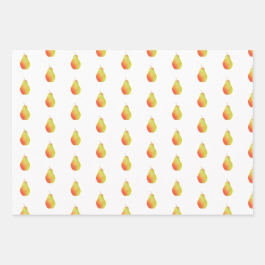 Herfstbladeren en vruchteninpakpapier inpakpapier vel (Voorkant 3)