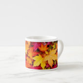 Herfstbladeren espresso kop (Voorkant rechts)