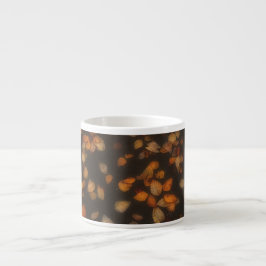 herfstbladeren espresso kop