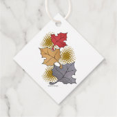 Herfstbladeren favoriete labels (Achterkant)