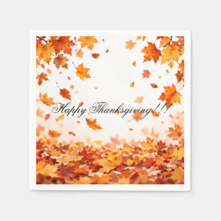 Herfstbladeren Fijne Thanksgiving Papieren Servett Servet