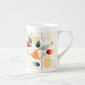 Herfstbladeren Fine China Mok (Rechts)