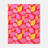 Herfstbladeren. Fleece Deken (Voorkant)