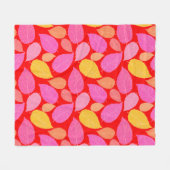 Herfstbladeren. Fleece Deken (Voorkant (Horizontaal))