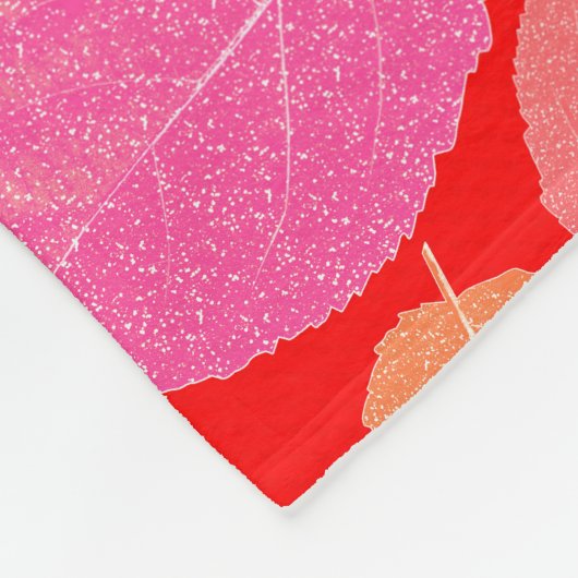 Herfstbladeren. Fleece Deken (Hoek)
