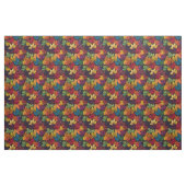 Herfstbladeren geborduurd patroon stof (Fat Quarter)