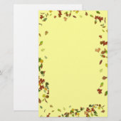HERFSTBLADEREN, Geel Briefpapier (Voorkant / Achterkant)