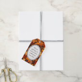 Herfstbladeren Gepersonaliseerd Bericht Cadeaulabel (Met Touw)