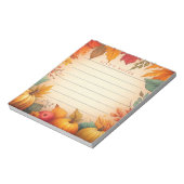 Herfstbladeren gepersonaliseerd notitieblok (Linkerzijde)