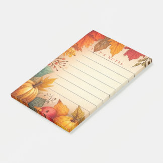 Herfstbladeren gepersonaliseerd post-it® notes