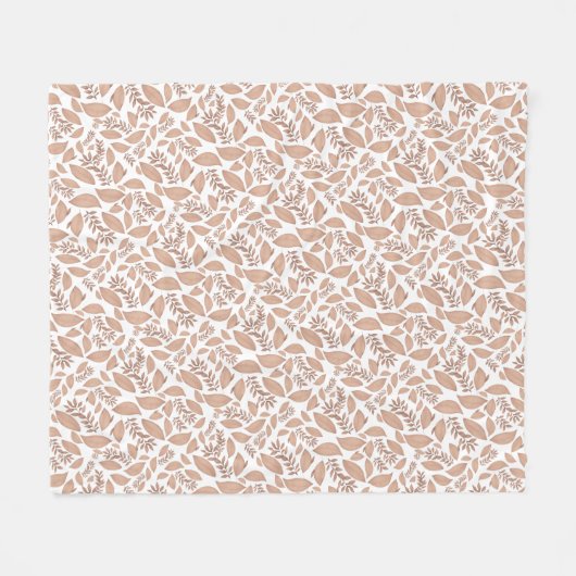 Herfstbladeren geven bedankt Fleece Deken (Voorkant (Horizontaal))