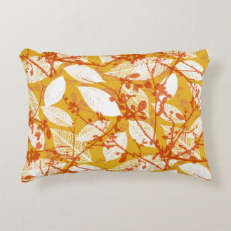 Herfstbladeren: Golden Repeat Accent Kussen