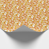 Herfstbladeren: Golden  Repeat Cadeaupapier (Hoek)