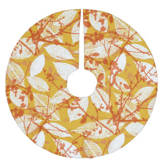 Herfstbladeren: Golden Repeat Kerstboom Rok