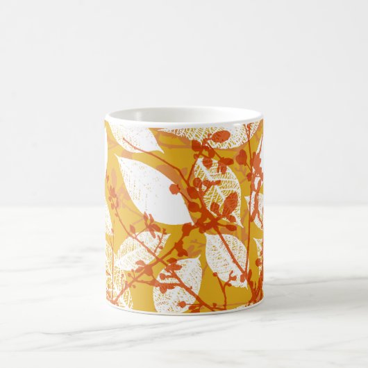 Herfstbladeren: Golden  Repeat Koffiemok (Center)