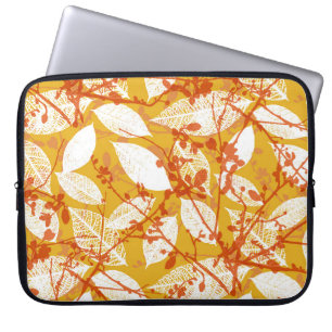 Herfstbladeren: Golden Repeat Laptop Sleeve