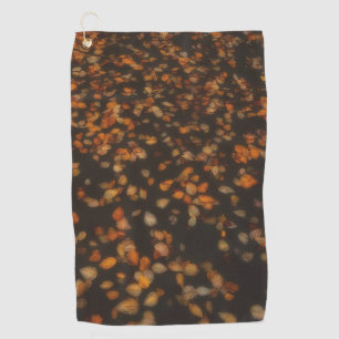 herfstbladeren golfhanddoek