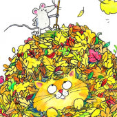 Herfstbladeren Groeten Kaart