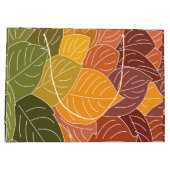 Herfstbladeren Groot Cadeauzakje (Achterkant)