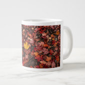Herfstbladeren grote koffiekop (Voorkant rechts)