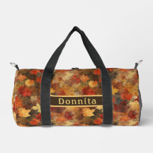 Herfstbladeren Grunge Duffel Bag