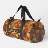 Herfstbladeren Grunge Duffel Bag Plunjezak (Rechterhoek)