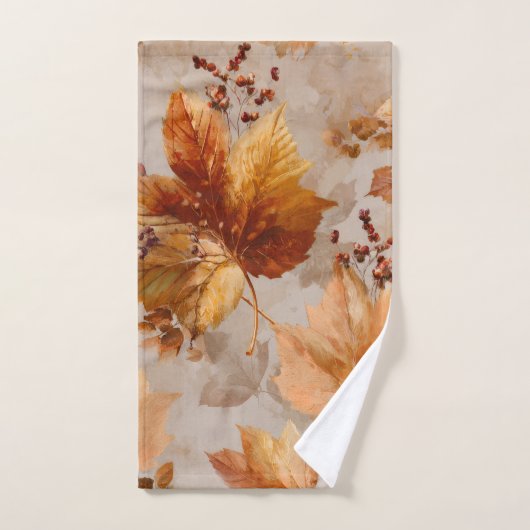  herfstbladeren handdoek (Handdoek)