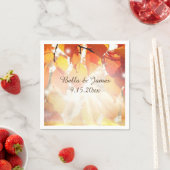 herfstbladeren herfst bruiloft Collectie servetten (Insitu)