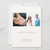 Herfstbladeren Herfst Bruiloft Sinaasappel Save th Kaart (Achterkant)