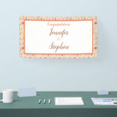 Herfstbladeren Herfst Bruiloft Uitnodiging Spandoek (Beurs)