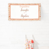 Herfstbladeren Herfst Bruiloft Uitnodiging Spandoek (Insitu)