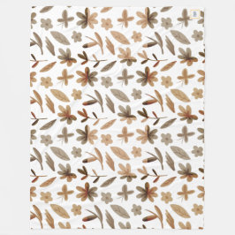 Herfstbladeren herfst in warme winter Gezellig blo Fleece Deken