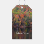 herfstbladeren Herfst kleur scène geschenk Label Cadeaulabel (Voorkant)