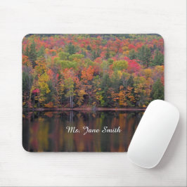 herfstbladeren Herfst kleur scène Muismat