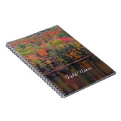 herfstbladeren Herfst kleur scène spiraal Notitieb Notitieboek (Rechterzijde)