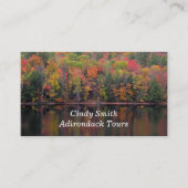 herfstbladeren Herfst kleur scène Visitekaartje (Voorkant)