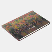 Herfstbladeren Herfst Kleurenscène Gastenboek (Hoek)