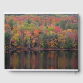 Herfstbladeren Herfst Kleurenscène Gastenboek (Achterkant)