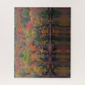 Herfstbladeren Herfst Kleurenscène Legpuzzel (Verticaal)