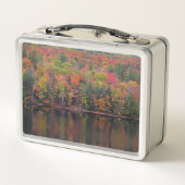 Herfstbladeren Herfst Kleurenscène Metalen Lunchbo (Achterkant)