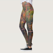 Herfstbladeren Herfst Kleurenscène Vrouwen Legging (Links)
