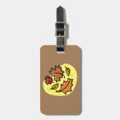 Herfstbladeren Herfst kleurrijke seizoensgebonden  Bagagelabel (Voorkant verticaal)