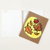 Herfstbladeren Herfst kleurrijke seizoensgebonden Planner (Display)