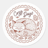 Herfstbladeren Herfst Natuur Sticker (Voorkant)